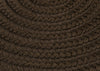 Colonial Mills Reversible Flat-Braid (Oval) Runner RV84 Earth Brown Area Rug