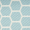 Nourison Reversible Indoor Outdoor RVB01 Aqua Area Rug Swatch Image