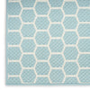 Nourison Reversible Indoor Outdoor RVB01 Aqua Area Rug T' R