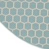 Nourison Reversible Indoor Outdoor RVB01 Aqua Area Rug T' R