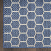 Nourison Reversible Indoor Outdoor RVB01 Blue Area Rug Detail Image