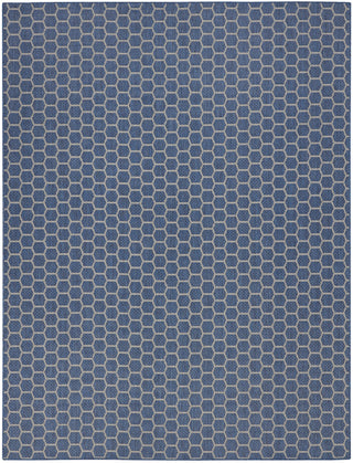 Nourison Reversible Indoor Outdoor RVB01 Blue Area Rug main image