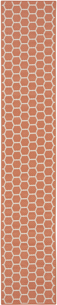 Nourison Reversible Indoor Outdoor RVB01 Coral Area Rug main image