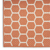 Nourison Reversible Indoor Outdoor RVB01 Coral Area Rug T' R