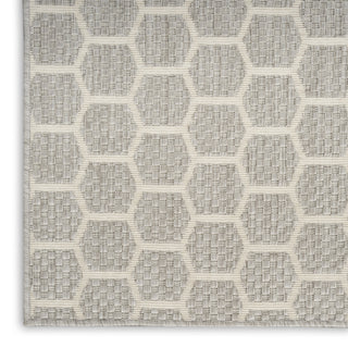 Nourison Reversible Indoor Outdoor RVB01 Grey Area Rug T' R