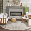 Nourison Reversible Indoor Outdoor RVB01 Grey Area Rug Room Image Feature
