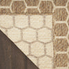 Nourison Reversible Indoor Outdoor RVB01 Natural Area Rug Corner Image