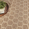 Nourison Reversible Indoor Outdoor RVB01 Natural Area Rug Corner Image