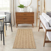 Nourison Reversible Indoor Outdoor RVB01 Natural Area Rug Corner Image