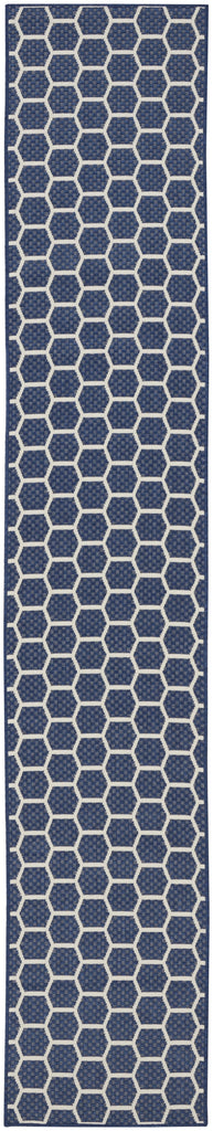 Nourison Reversible Indoor Outdoor RVB01 Navy Area Rug main image