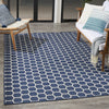 Nourison Reversible Indoor Outdoor RVB01 Navy Area Rug Room Image Feature