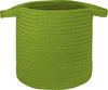 Colonial Mills Farm Braided Laundry Basket RY36 Neon Green