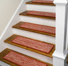 Colonial Mills Monterey Wool Tweed Stair Treads RY79 Red