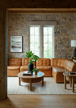 Surya Oryan RYAN-001 Brown / Black Furniture Style Shot