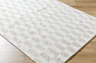 Livabliss Rize RZE-2300 Light Silver Area Rug Corner Shot