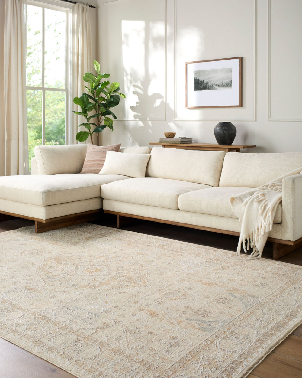 Rachel Zoe X Livabliss The Vintage Edit RZVE-2300 Area Rug Room Scene Feature