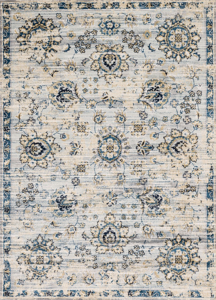 Loloi Torrance TC-05 Grey / Navy Area Rug main image