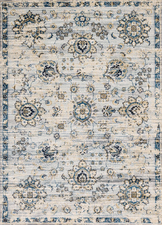 Loloi Torrance TC-05 Grey / Navy Area Rug main image
