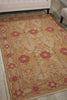 Nourison Nourmak S144 Gold Area Rug Corner Image