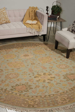 Nourison Nourmak S169 Mist Area Rug Corner Image