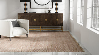 Bashian Contempo S176-ALM211 Beige/Cinnamon Area Rug Lifestyle Image Feature