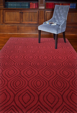 Bashian Soho S176-105 Red Area Rug