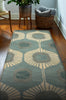 Bashian Chelsea S185-ST103 Aqua Area Rug