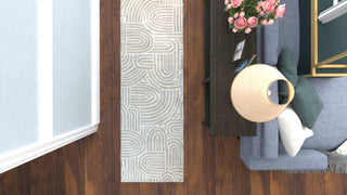 Bashian Chelsea Moroccan S185-ST283 Beige Area Rug Runner Image