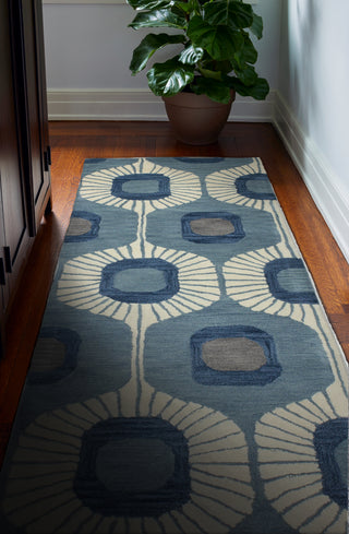 Bashian Chelsea S185-ST103 Light Blue Area Rug