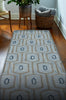 Bashian Chelsea S185-ST263 Light Blue Area Rug