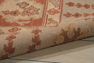 Nourison Nourmak S194 Rust Area Rug Corner Image