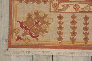 Nourison Nourmak S194 Rust Area Rug Detail Image