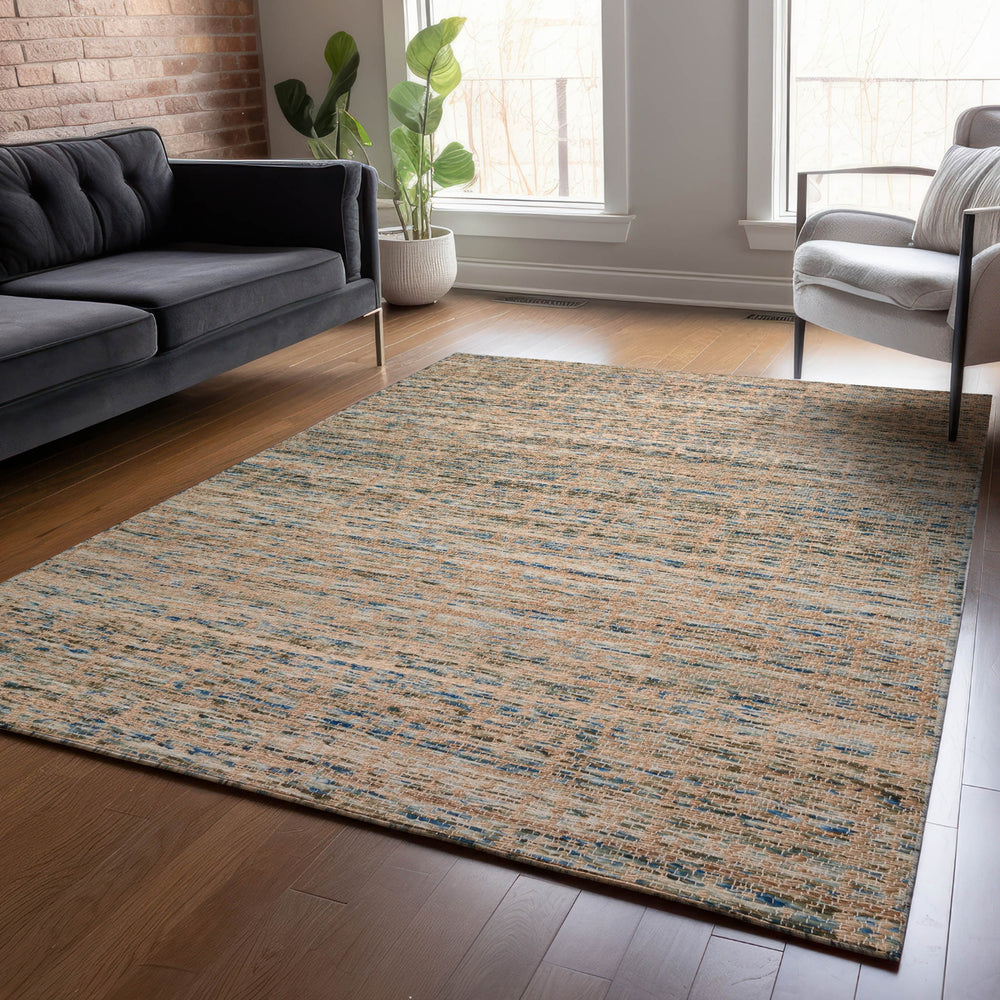 Dalyn Sahara SA1 Blue Area Rug Lifestyle Image Feature