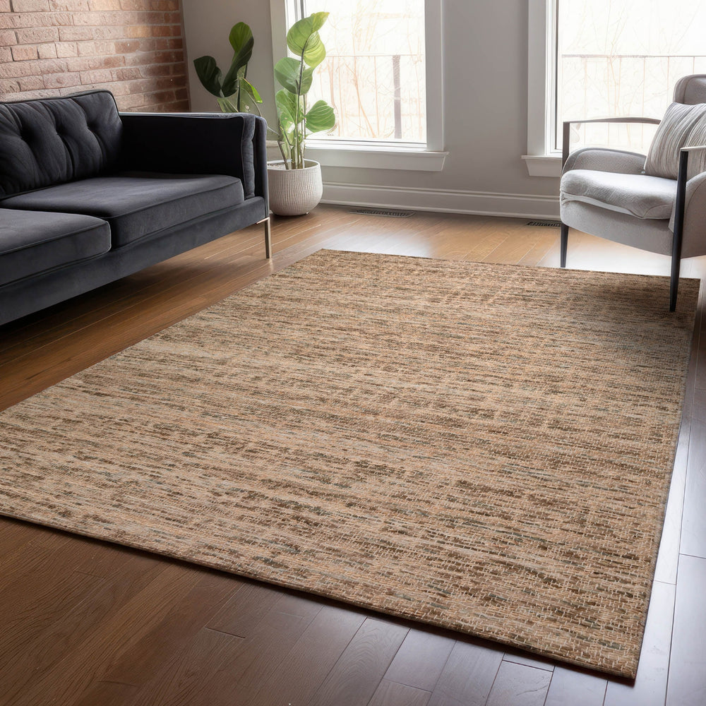 Dalyn Sahara SA1 Taupe Area Rug Lifestyle Image Feature