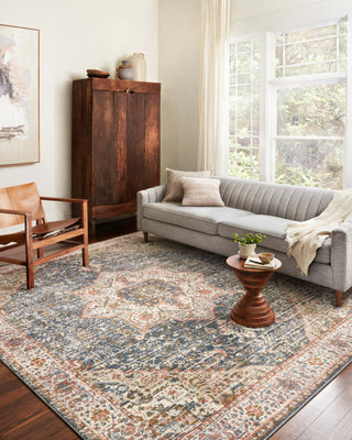 Loloi Saban SAB-01 Blue/Multi Area Rug Lifestyle Image Feature