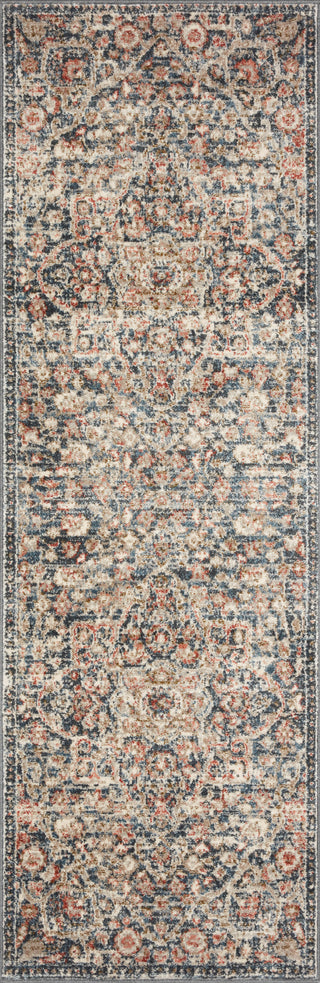 Loloi II Saban SAB-02 Blue/Spice Area Rug Main Image