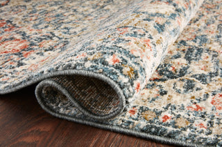 Loloi Saban SAB-02 Blue/Spice Area Rug Pile Image