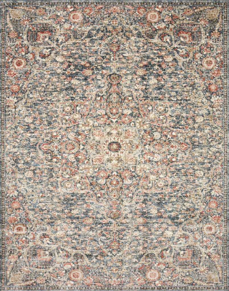 Loloi II Saban SAB-02 Blue/Spice Area Rug main image