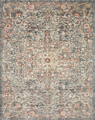 Loloi II Saban SAB-02 Blue/Spice Area Rug main image