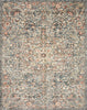 Loloi II Saban SAB-02 Blue/Spice Area Rug Main Image