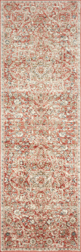 Loloi Saban SAB-02 Rust/Beige Area Rug Runner Image