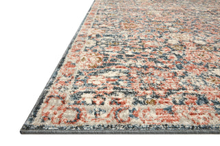 Loloi Saban SAB-03 Navy/Rust Area Rug Corner Image