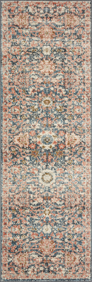 Loloi Saban SAB-03 Navy/Rust Area Rug Runner Image
