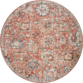 Loloi II Saban SAB-08 Rust/Multi Area Rug Round Image