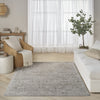 Nourison Pure Shades SAD01 Grey Area Rug by DKNY Room Image Feature