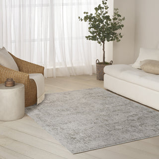 Nourison Pure Shades SAD01 Grey Area Rug by DKNY Room Image Feature