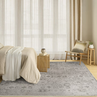 Nourison Pure Shades SAD01 Grey Area Rug by DKNY Room Image Feature