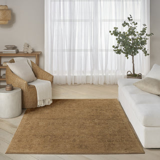 Nourison Pure Shades SAD01 Latte Area Rug by DKNY Room Image Feature