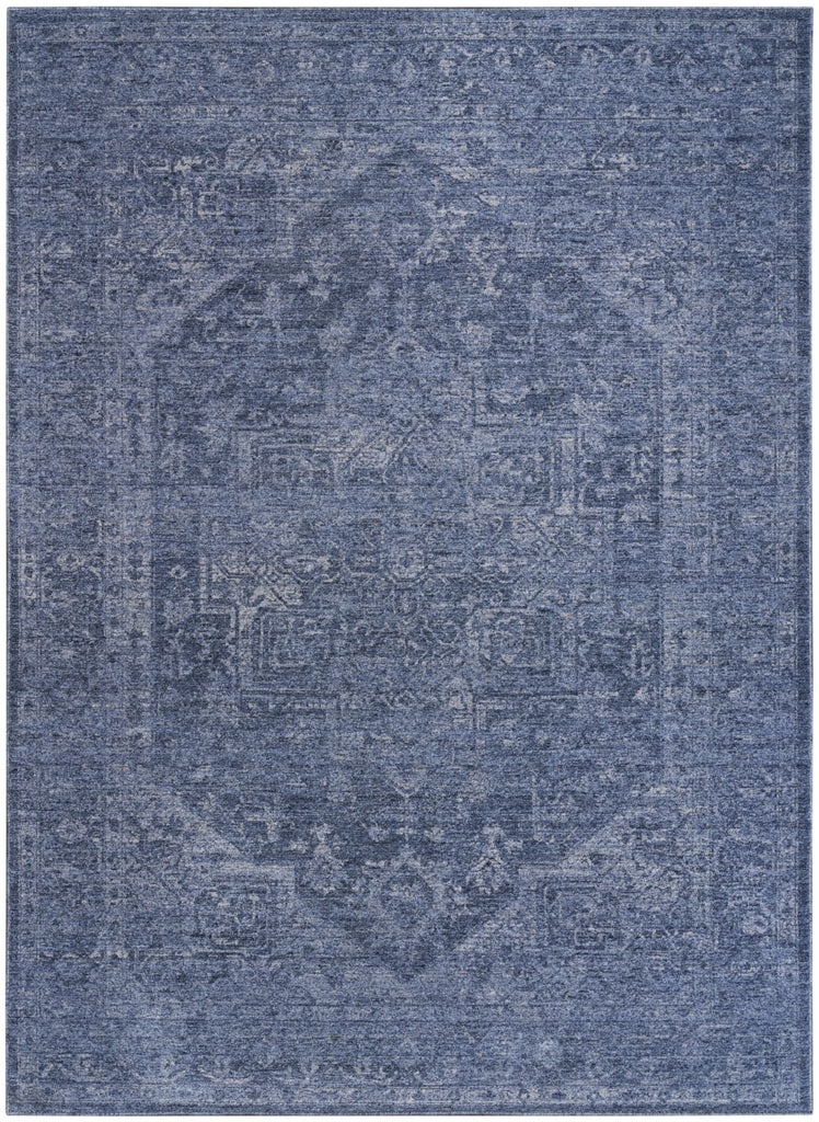 Nourison Pure Shades SAD02 Blue Area Rug by DKNY main image