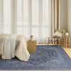 Nourison Pure Shades SAD02 Blue Area Rug by DKNY Room Image Feature